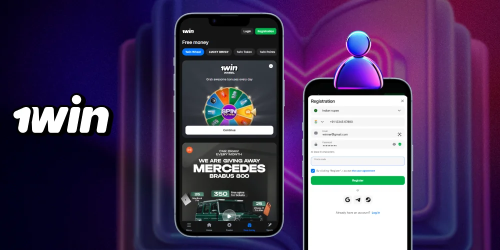 1win t&c: opening an account